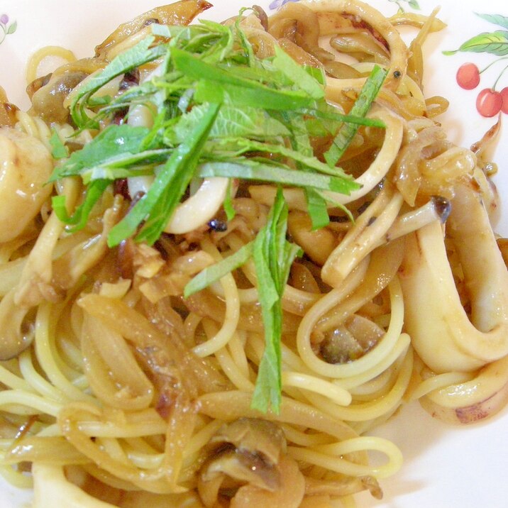 麺つゆでイカわたとしめじ 大葉のパスタ レシピ 作り方 By ひろ139 楽天レシピ 麺つゆでイカわたとしめじ 大葉のパスタ レシピ 作り方 By ひろ139 楽天レシピ
